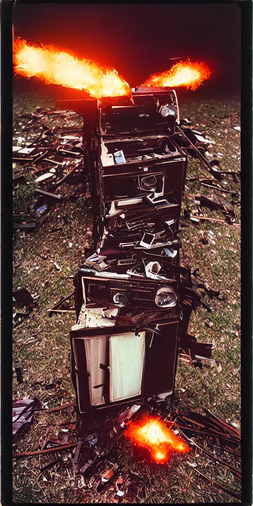 Image similar to kodak portra 4 0 0, wetplate, 8 k, shot of a highly detailed jesus gun rack explosion accident