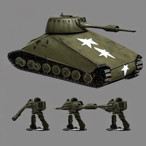 ww2 tank concept art