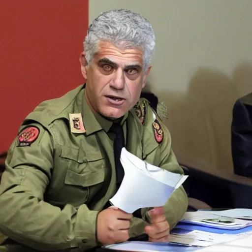 Prompt: Yair Lapid ordering IDF to attack the poles