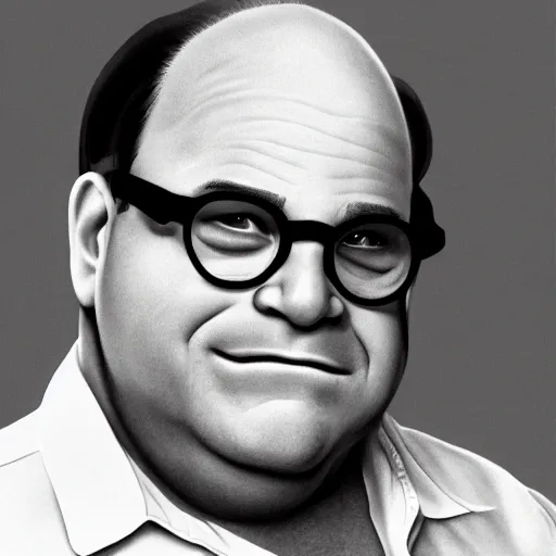 Prompt: george costanza with hair, real, real life, realistic, hyperrealistic, highly detailed, very detailed, intricate details, 4 k resolution, 8 k resolution, hd quality, real world, very realistic