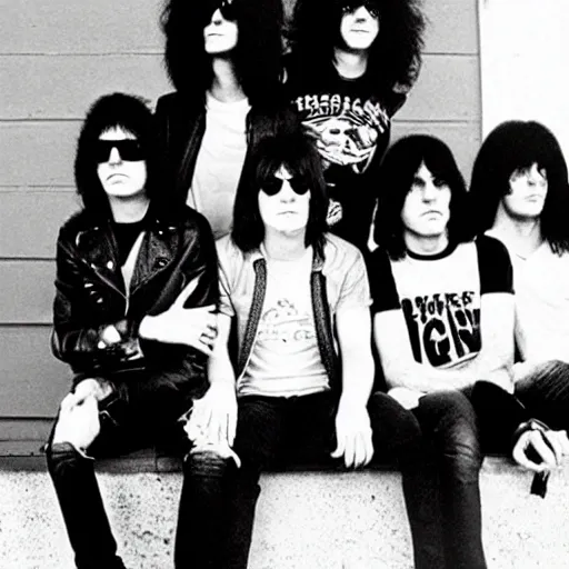 Prompt: “ the ramones ”