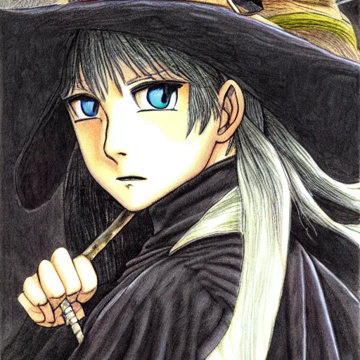 Image similar to young witch by kentaro miura