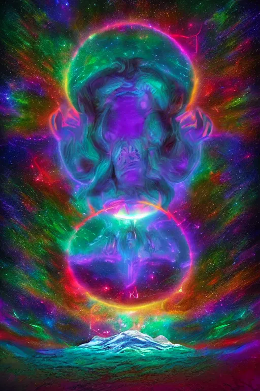 Image similar to The end of all existence in the universe, digital artwork