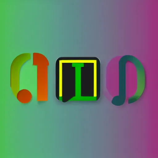 Image similar to new tik tok logo, logo design, color scheme, centered, orange, green, white,