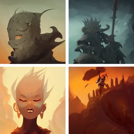 Image similar to face icon stylized minimalist demons souls, loftis, cory behance hd by jesper ejsing, by rhads, makoto shinkai and lois van baarle, ilya kuvshinov, rossdraws global illumination