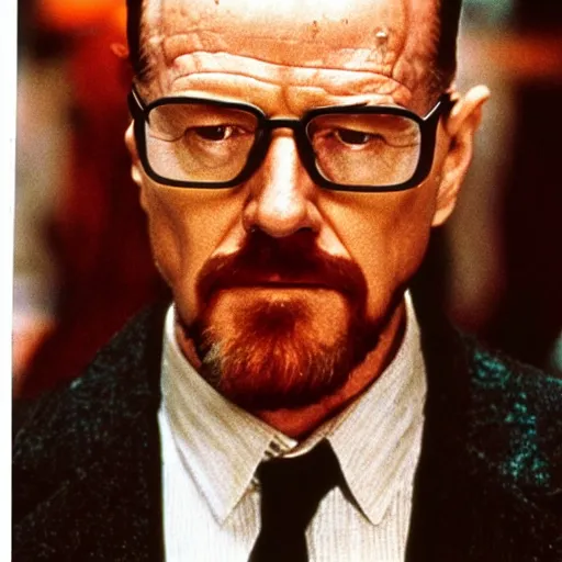 Image similar to photo of Bryan Cranston's Heisenberg in Blade Runner