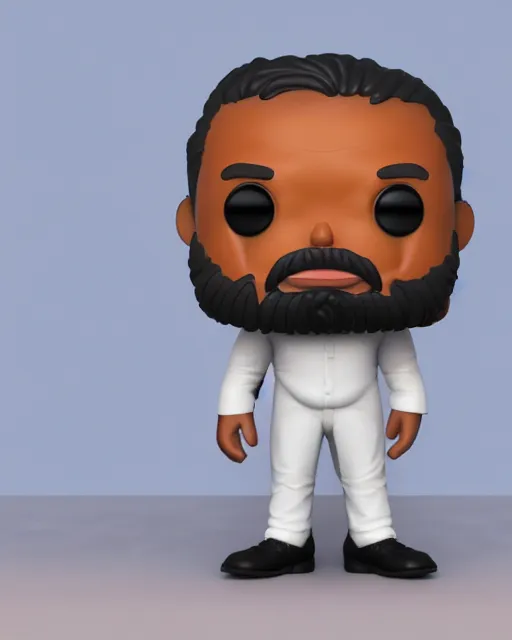 Prompt: full body 3d render of funko pop Lula presidente as a funko pop, studio lighting, white background, blender, trending on artstation, 8k, highly detailed