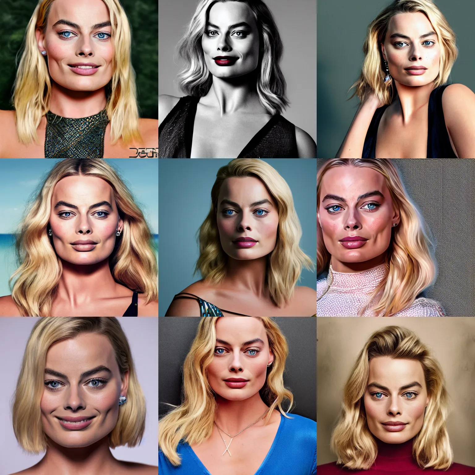 Prompt: margot robbie portrait, 8k resolution, hyper realistic, amazing detail