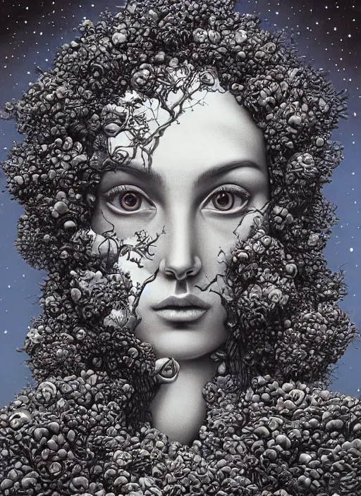 Prompt: Earth goddess painting by Dan Hillier, trending on artstation, artstationHD, artstationHQ, 4k, 8k