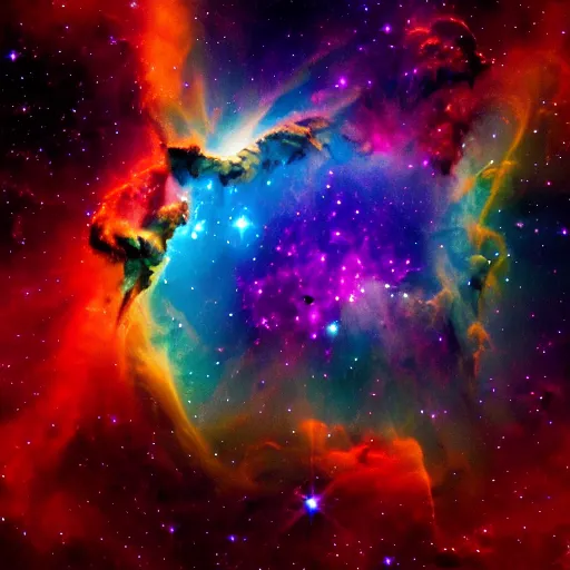 Image similar to stunning nebula photograph, NASA, psychedelic, 8k resolution