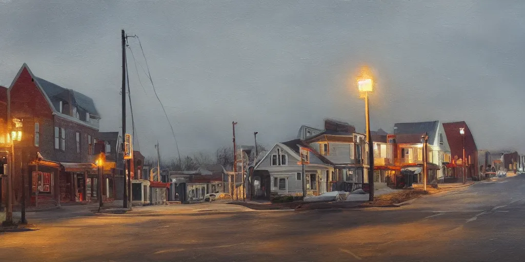 Image similar to Jamestown Rhode Island, cinematic lighting, detailed oil painting, hyperrealistic, 8k