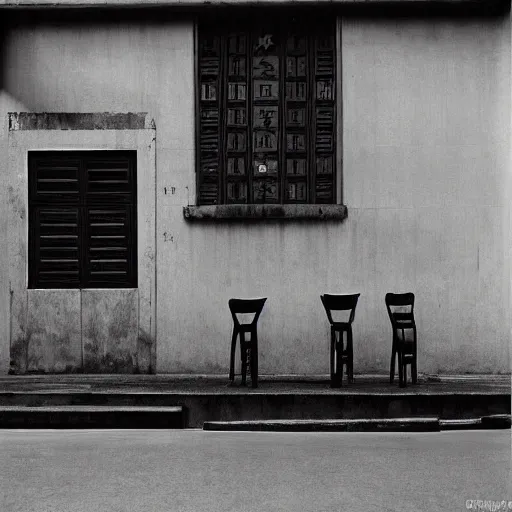 Prompt: 1 9 5 0 s hongkong, by fan ho,