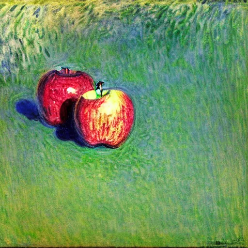 Image similar to apple by monet,