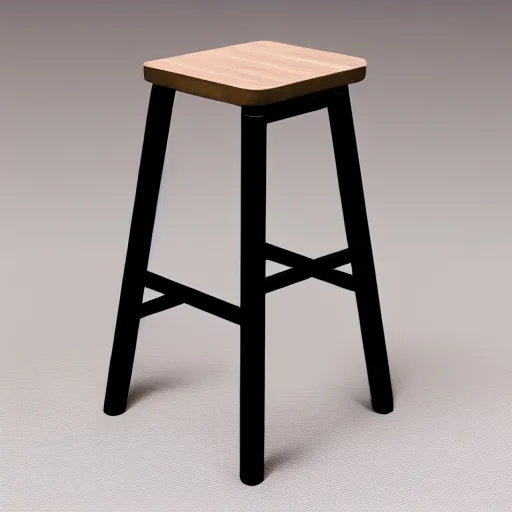 Prompt: a minimalistic stool