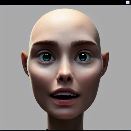 Image similar to anthropomorphic lightbulb has an elizabeth olsen face, trending on zbrush, unreal engine 5, cgsociety contest winner, intricate, detailed, 4 k quality, concept art