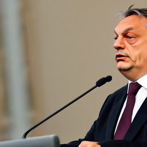 Image similar to Viktor Orban Baki Hanma