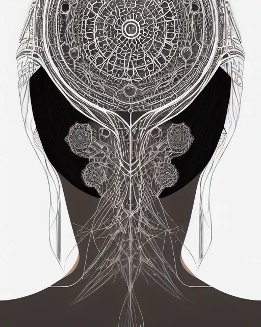 Image similar to you, intricate, elegant, highly detailed, symmetry, headpiece, digital painting, artstation concept art smooth sharp focus, illustration