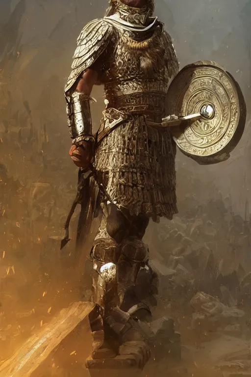 Image similar to an ancient legate roman soldier, intricate, elegant, volumetric lighting, scenery, digital painting, highly detailed, artstation, sharp focus, illustration, concept art,ruan jia, steve mccurry