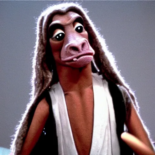 Image similar to jar jar binks in the muppet show