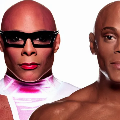 Image similar to ru paul in a ufc fight