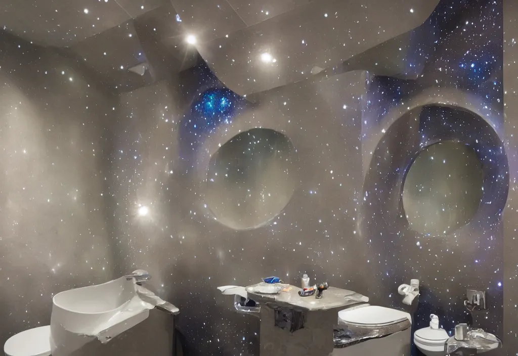 Image similar to a galactic toilette