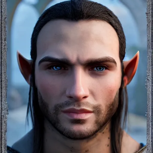 Prompt: medieval elf gigachad, portrait, detailed face, hugh quality face, rtx, 8 k, unreal engine 5, blender render,