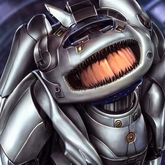 Image similar to detailed shot of a human pilot getting swallowed by a beautiful stunning hot anthropomorphic robot mecha female dragon, with sleek silver metal armor, camera inside the detailed high quality maw, food pov, prey pov, micro pov, vore, digital art, mawshot, dragon vore, furry art, high quality, 8k 3D realistic, macro art, micro art, Furaffinity, Deviantart, Eka's Portal, G6