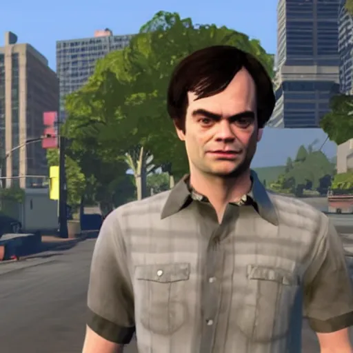 Prompt: Bill Hader in GTA