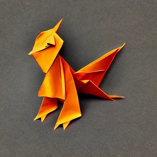 Image similar to origami dragon