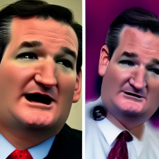 Prompt: ted cruz in the style of dragon ball z