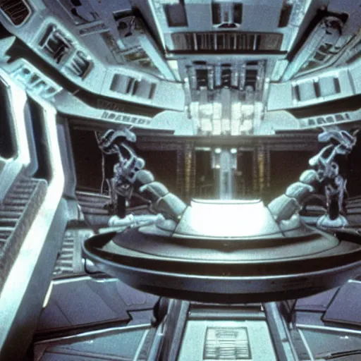 Image similar to external view of the Nostromo spaceship of the Alien movie