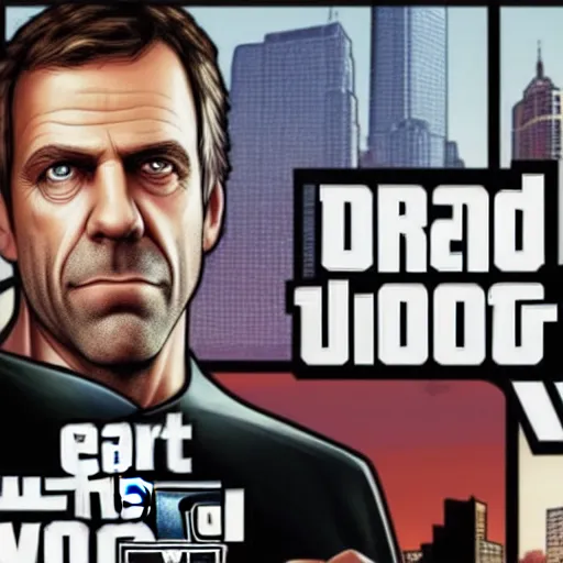 Image similar to dr. house new grand theft auto poster