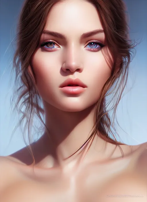 Image similar to a gorgeous female photo, professionally retouched, realistic, smooth face, perfect eyes, symmetrical, full body shot, wide angle, sharp focus, 8 k high definition, insanely detailed, intricate, elegant, art by artgerm