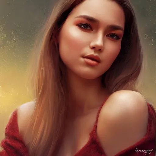 Image similar to photo of a gorgeous young woman in the style of stefan kostic, realistic, sharp focus, 8k high definition, insanely detailed, intricate, elegant, art by stanley lau and artgerm