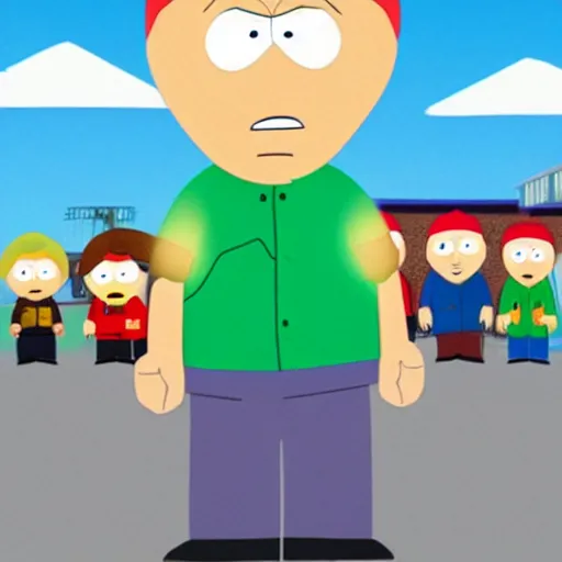 Steve buscemi as Southpark character. Southpark style. Stable