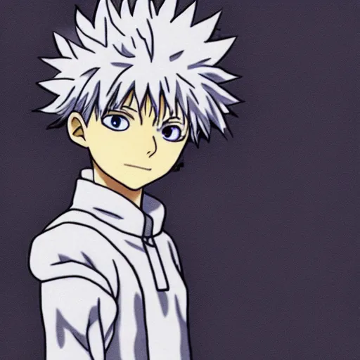 Image similar to killua zoldyck made by studio ghibli