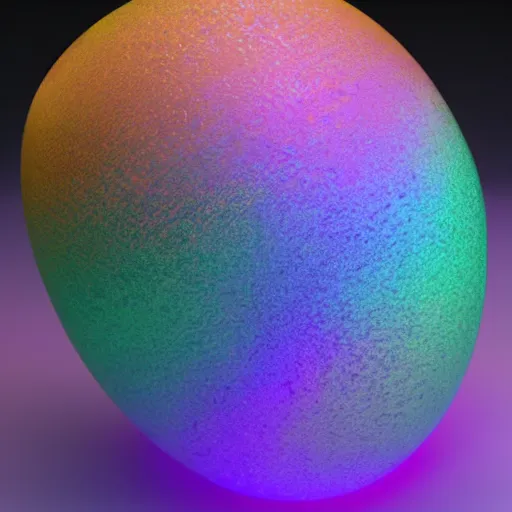 Prompt: colorful iridescent dragon egg 3d octane render 4K