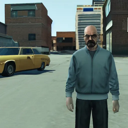 Image similar to Walter White GTA loading screen