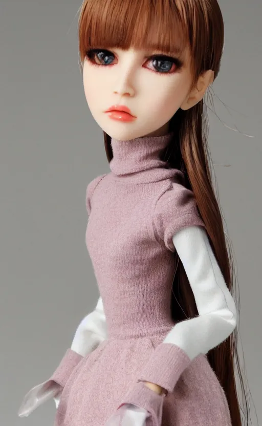 Image similar to dollfie in Sleeveless turtleneck baroque dress