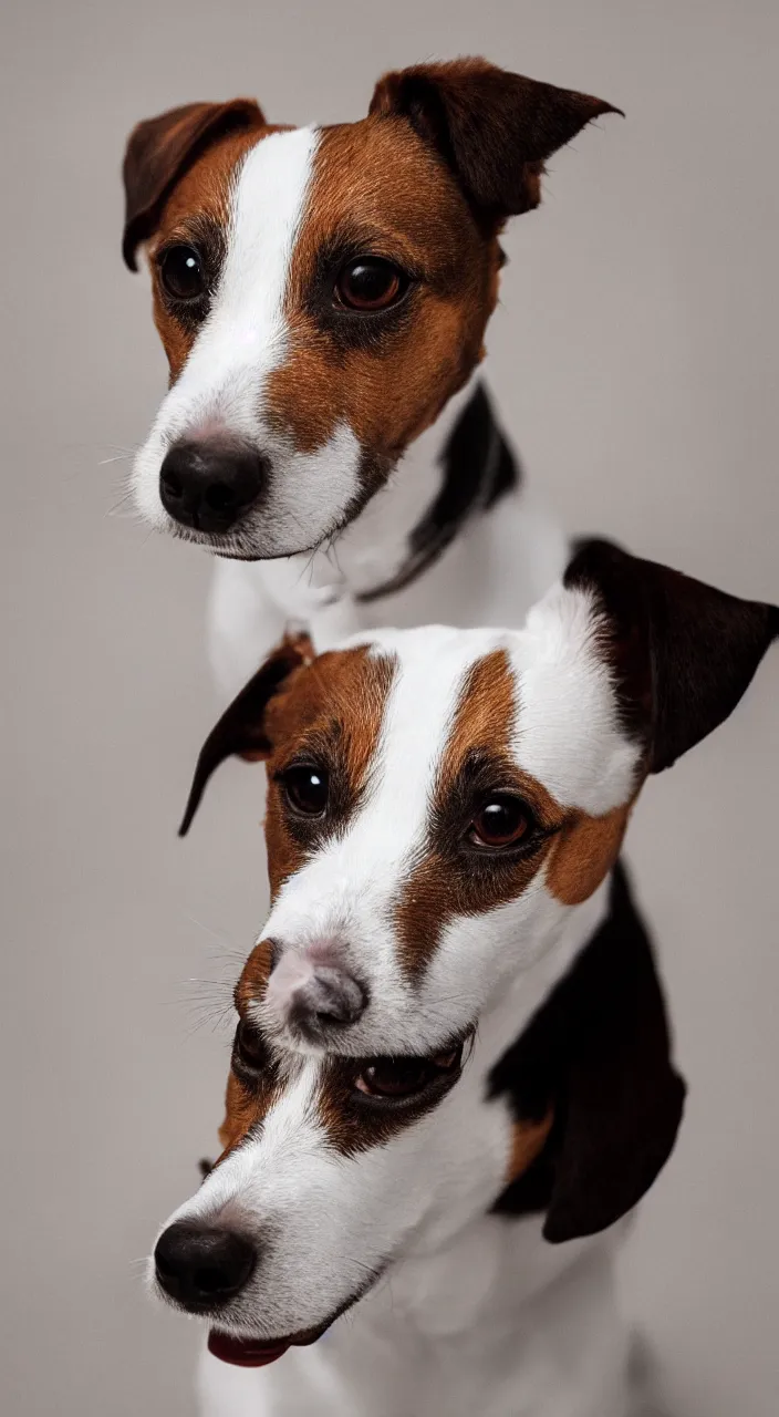 Image similar to portrait of a smiling jack russel terrior