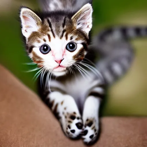 Image similar to a feline snake - kitten - hybrid, animal photography