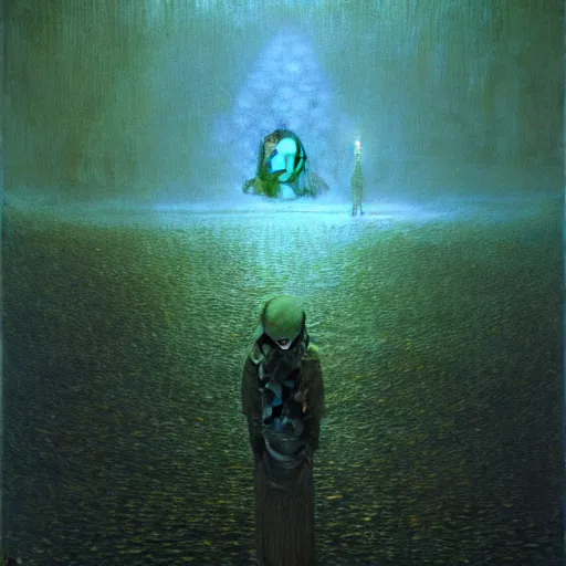 Image similar to a cinematic scene from the cthulhu, concept art by beksinski and jean delville, dramatic lighting, ultra hd, hdr, 8 k