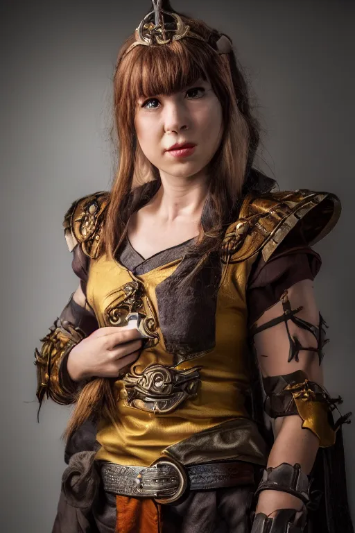 Image similar to a female DND gith, high resolution film still, 8k, HDR colors, cosplay, studio lighting