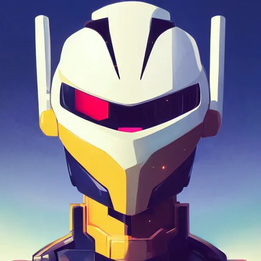 Image similar to face icon stylized minimalist robotech, loftis, cory behance hd by jesper ejsing, by rhads, makoto shinkai and lois van baarle, ilya kuvshinov, rossdraws global illumination