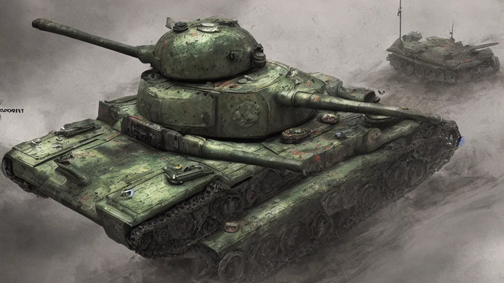 Image similar to portrait of wwii tank with amusement park camouflage paint, hyperdetailed texture, beautiful octane lighting, trending on artstationhq, futuristic concept art
