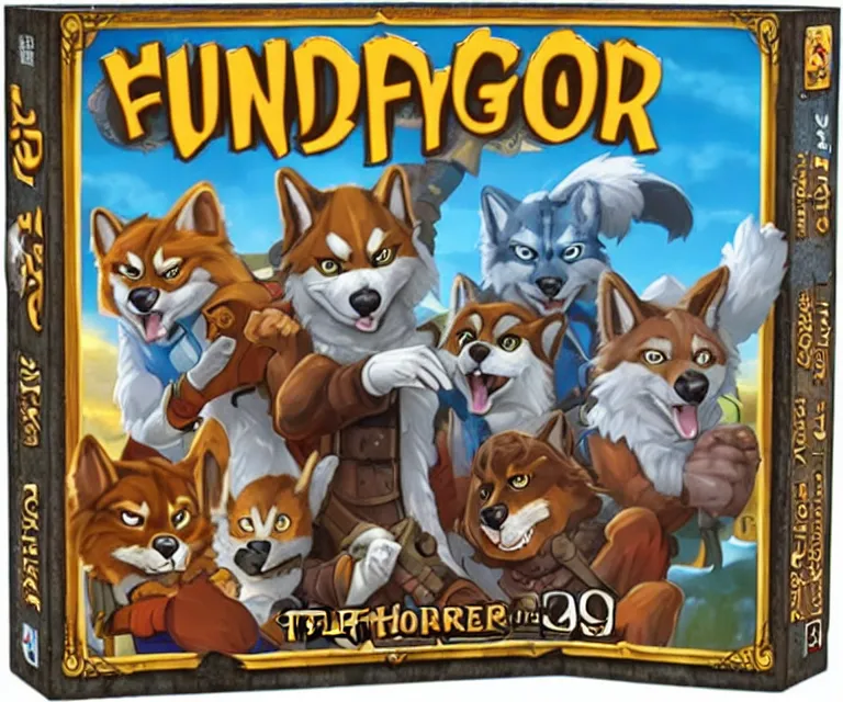 Prompt: board game based on the furry fandom