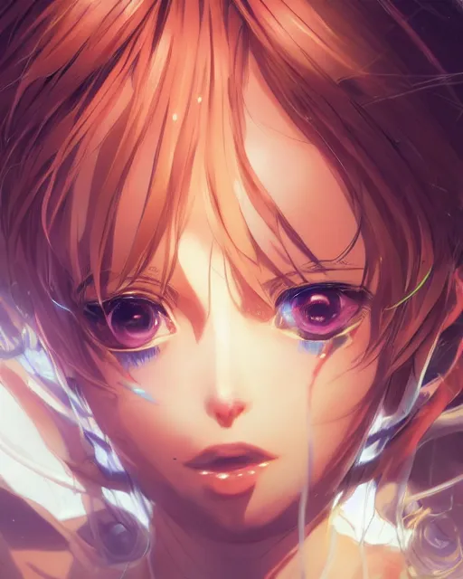 Prompt: illustration of an anime girl's eyes being mind controlled, spirals, by artgerm and wlop and greg rutkowski, digital art, extreme detail, realistic lighting, cinematic composition, concept art, sharp focus, colorful, photorealistic, 8 k