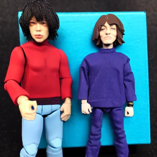 Prompt: lil xan, as an action figure, ebay photo