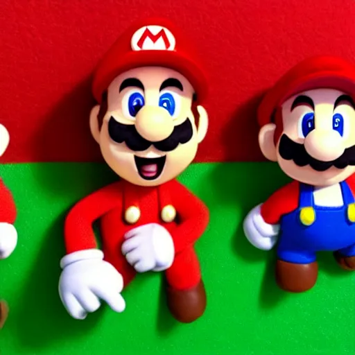 Image similar to Super Mario Bros claymation