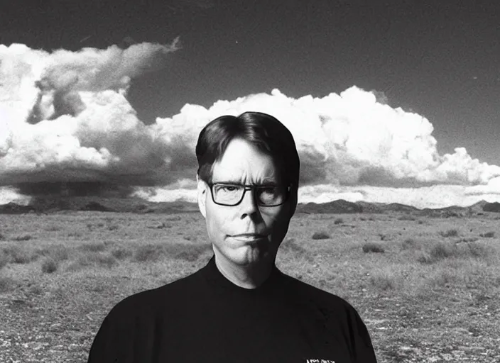 Prompt: an epic concept masterpiece of bob lazar existing in his own mind